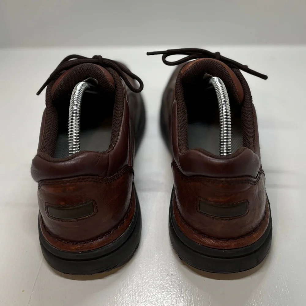 Men's Rockport Eureka Brown Leather Walking Shoes K71201 (Size 9.5) - Picture 6 of 12